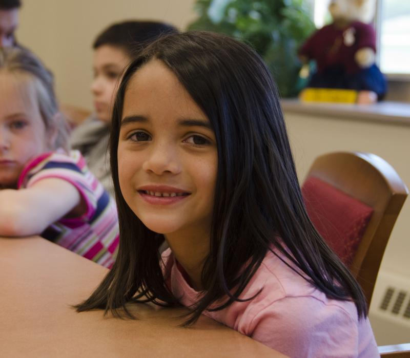 Caroline Brogioli, kindergarten: What do you like to do with your mom? "We go to the museum, and she brings us to the zoo. We look at the horses and the cows." BY GEORGIA SPARLING